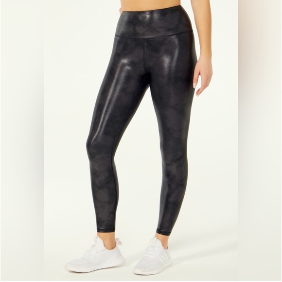 Cycle House Black Ombr Matte Foil Leggings